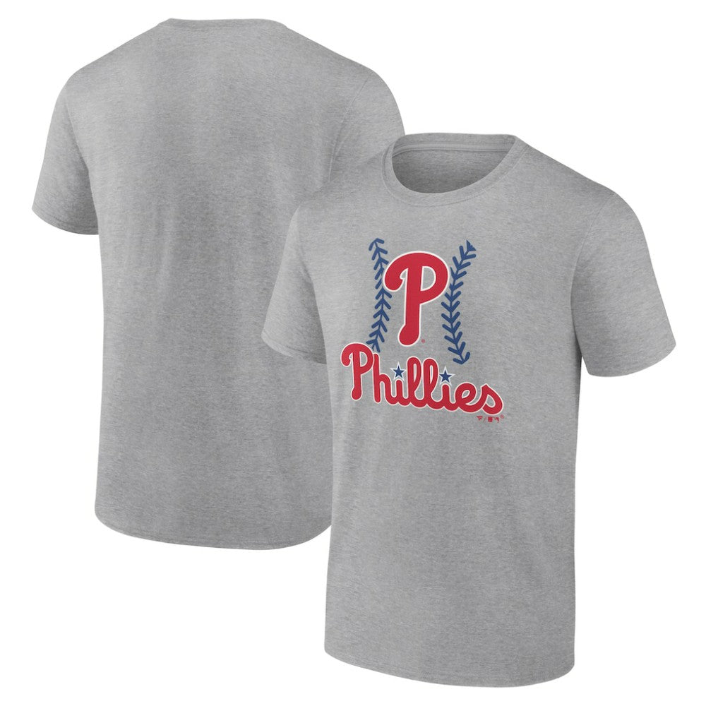 Philadelphia Phillies Fastball T-Shirt Heather Gray