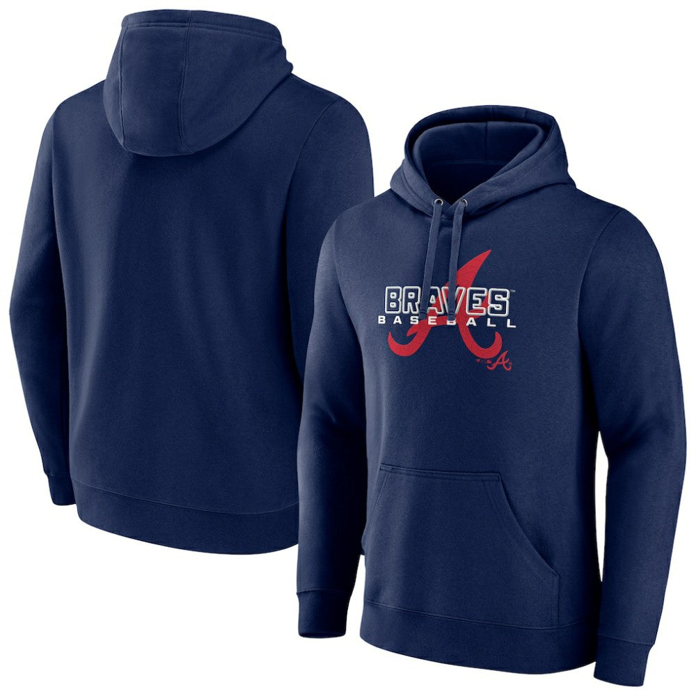 Atlanta Braves Stellar Pullover Hoodie Navy