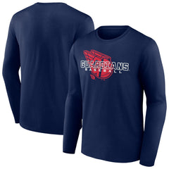 Cleveland Guardians Stellar Long Sleeve T-Shirt Navy