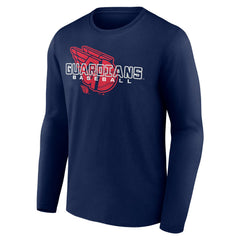 Cleveland Guardians Stellar Long Sleeve T-Shirt Navy
