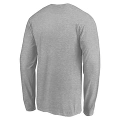 Detroit Tigers Evanston Stencil Long Sleeve T-Shirt Gray