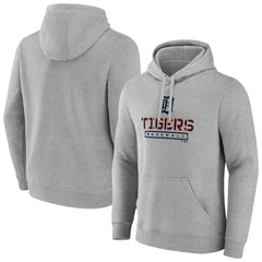 Detroit Tigers Evanston Stencil Pullover Hoodie Gray