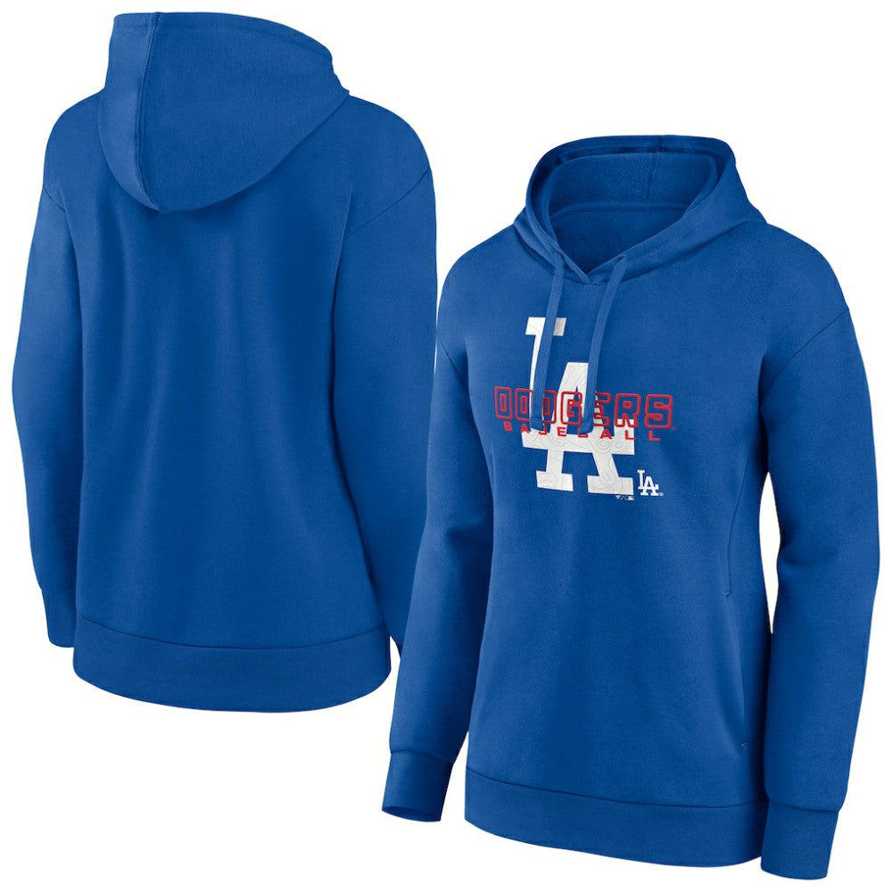 Los Angeles Dodgers Women's Stellar Pullover Hoodie Royal