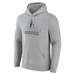 Los Angeles Dodgers Evanston Stencil Pullover Hoodie Gray