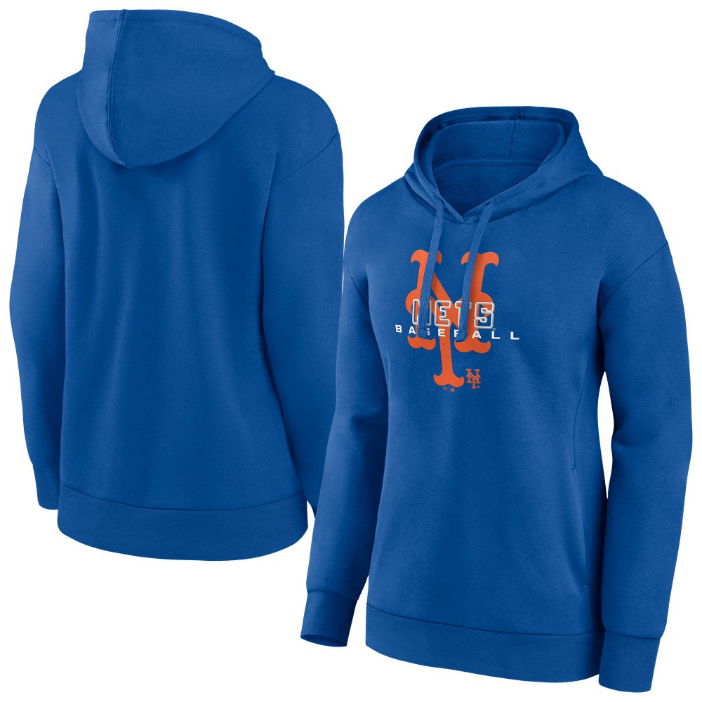 New York Mets Women's Stellar Pullover Hoodie Royal