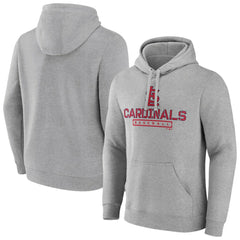 St. Louis Cardinals Evanston Stencil Pullover Hoodie Gray