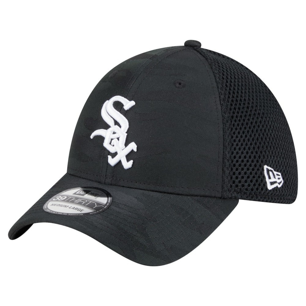 Chicago White Sox Subtle Camo 39THIRTY Flex Hat Black | New Era