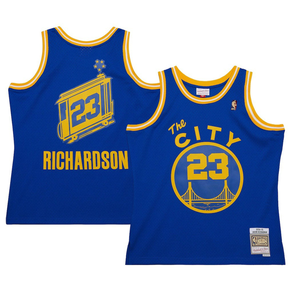 Jason Richardson Golden State Warriors 2004/05 Hardwood Classics Swingman Jersey sale - Royal