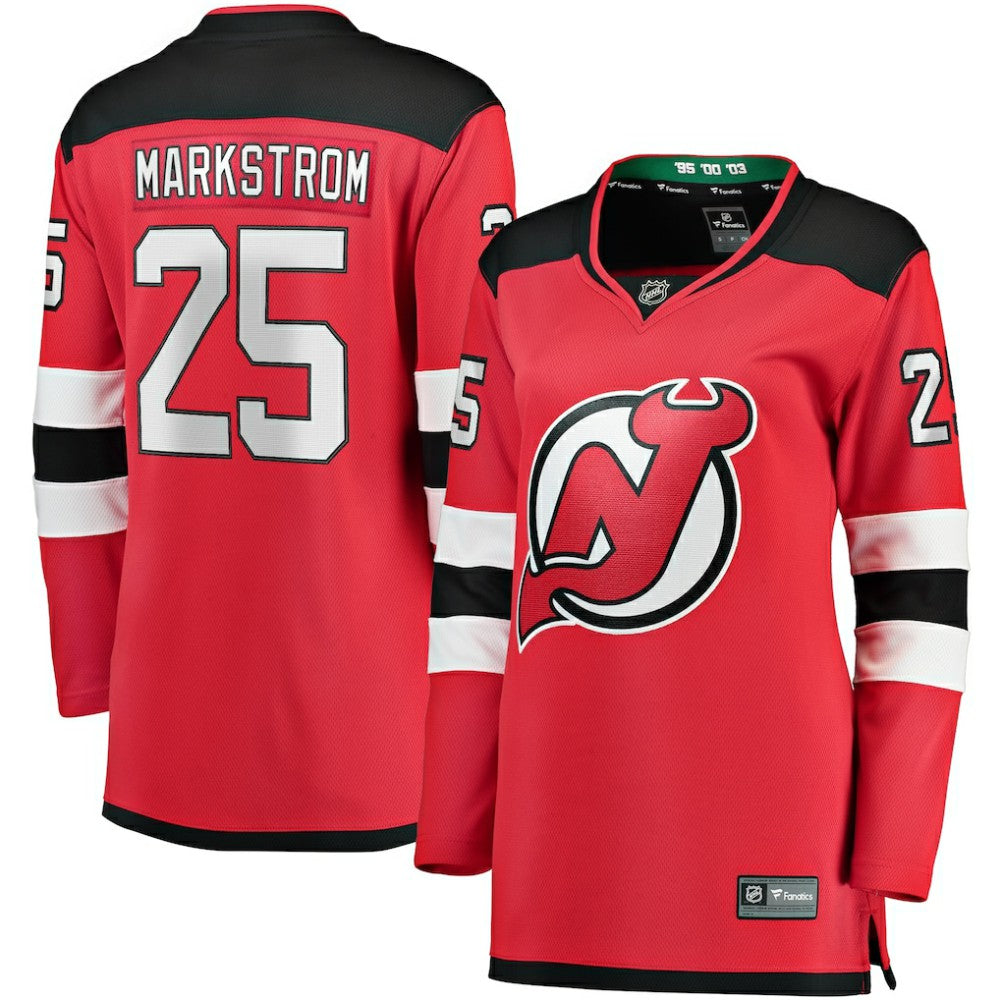 Jacob Markstrom New Jersey Devils Fanatics Women's Home Breakaway Jersey Red