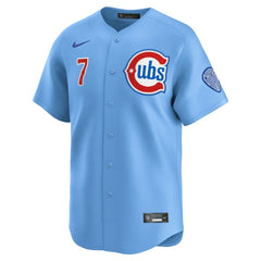 Dansby Swanson Chicago Cubs 2nd Alternate Limited Player Jersey - Baby Blue