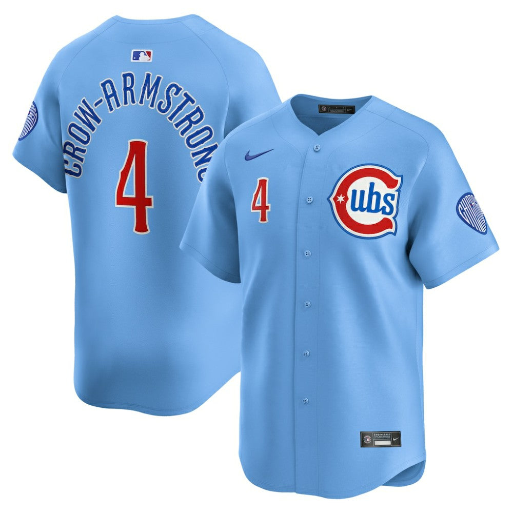 Pete Crow-Armstrong Chicago Cubs Alternate Limited Player Jersey - Light Blue