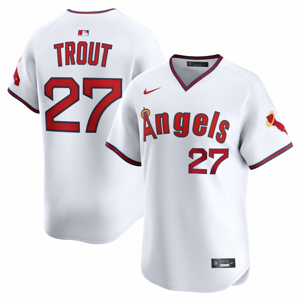 Mike Trout Los Angeles Angels Alternate Limited Jersey White | Nike