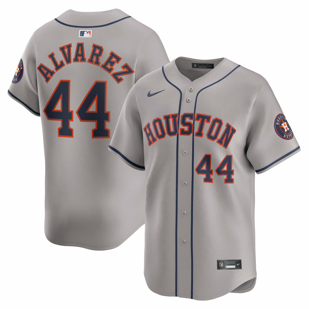 Yordan Alvarez Houston Astros Road Limited Player Jersey - Gray