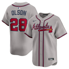 Matt Olson Atlanta Braves Road Limited Player Jersey Gray | Nike