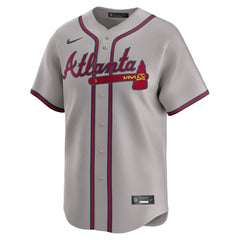Ozzie Albies Atlanta Braves Road Limited Player Jersey - Gray