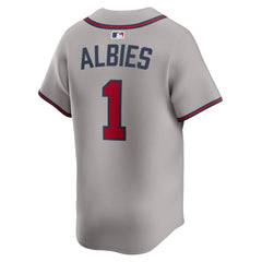 Ozzie Albies Atlanta Braves Road Limited Player Jersey - Gray