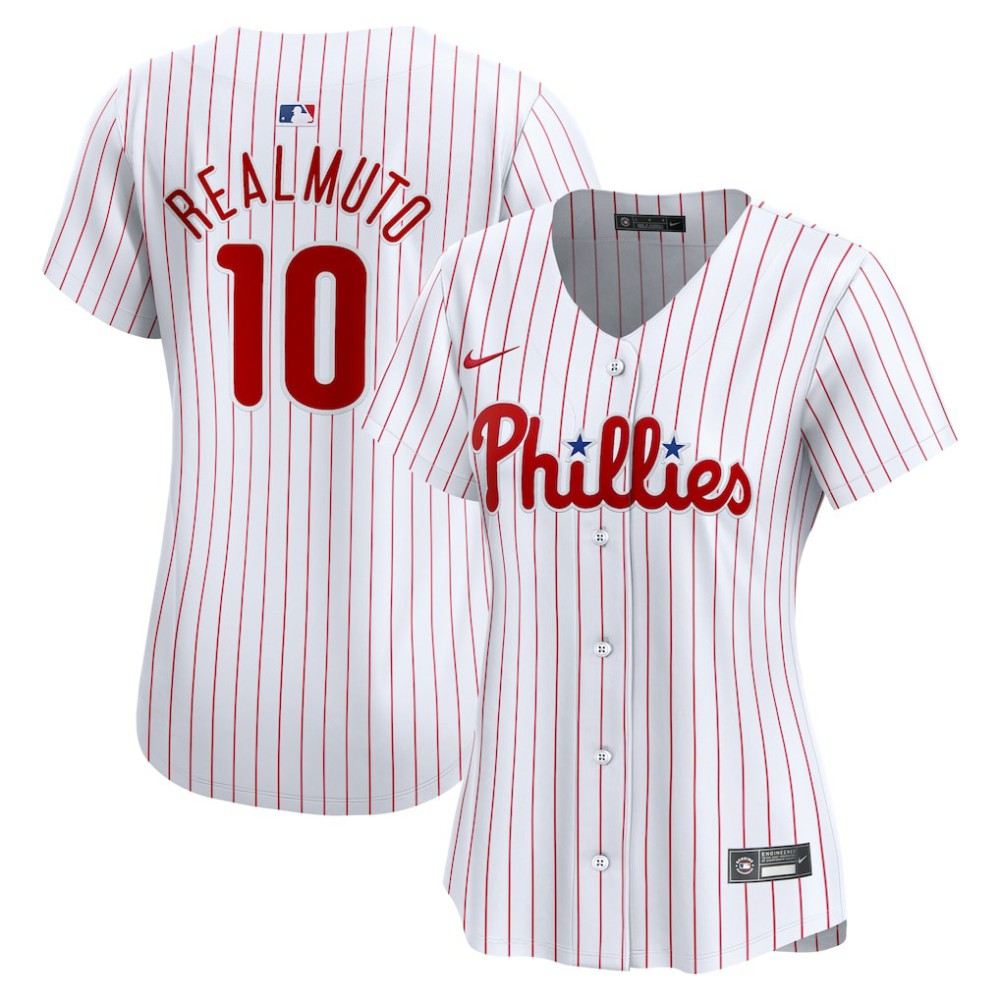 J.T. Realmuto Philadelphia Phillies Women's Home Limited Player Jersey - White | Nike