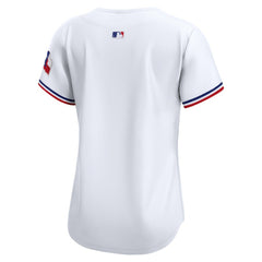 Texas Rangers Women's Home Limited Jersey - White