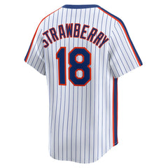 Darryl Strawberry New York Mets Throwback Cooperstown Collection Limited Jersey White | Nike