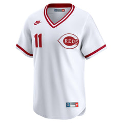 Barry Larkin Cincinnati Reds Throwback Cooperstown Collection Limited Jersey - White