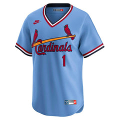 Ozzie Smith St. Louis Cardinals Throwback Cooperstown Collection Limited Jersey Blue | Nike
