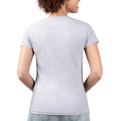 Seattle Mariners G-III 4Her by Carl Banks Women's Super-Slim Fit Lightweight Flowers Graphic V-Neck T-Shirt Heather Gray