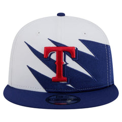 Texas Rangers Jagged 9FIFTY Snapback Hat Royal/White | New Era