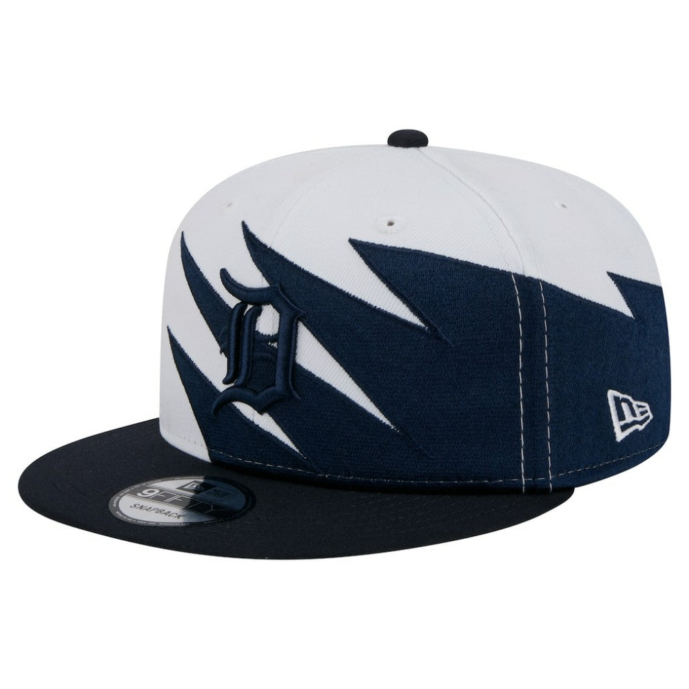 Detroit Tigers Jagged 9FIFTY Snapback Hat Navy/White | New Era