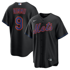 Brandon Nimmo New York Mets Alternate Replica Jersey Black | Nike