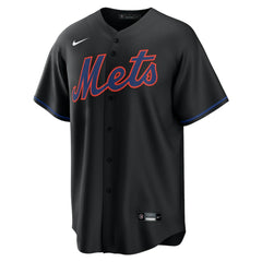 Brandon Nimmo New York Mets Alternate Replica Jersey Black | Nike