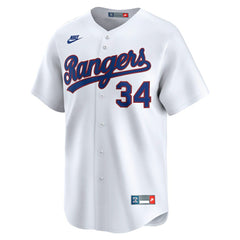 Nolan Ryan Texas Rangers Throwback Cooperstown Collection Limited Jersey - White