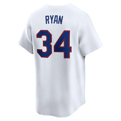 Nolan Ryan Texas Rangers Throwback Cooperstown Collection Limited Jersey - White