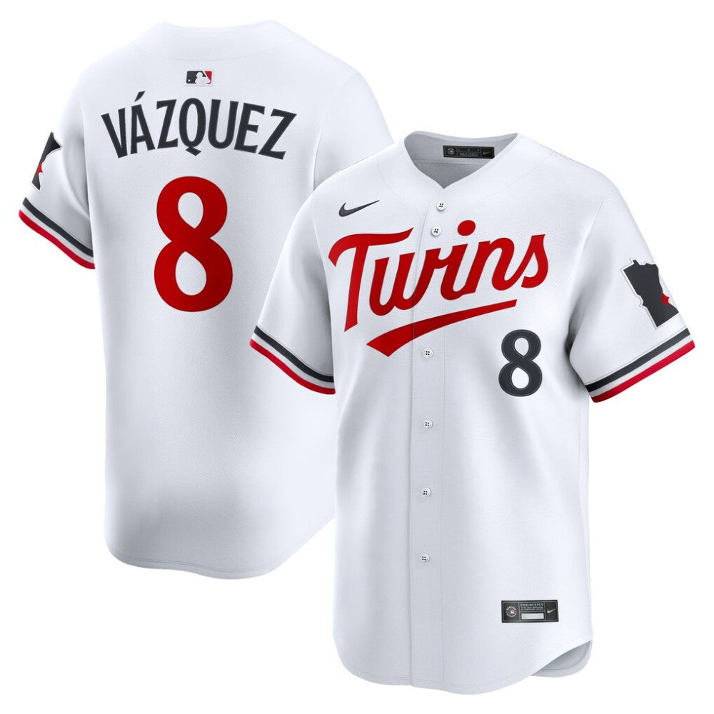 Christian V¨¢zquez Minnesota Twins Home Limited Jersey - White