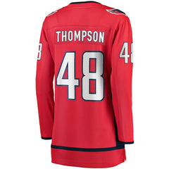 Logan Thompson Washington Capitals Fanatics Women's Home Breakaway Jersey Red