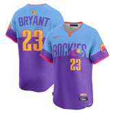Kris Bryant Colorado Rockies 2025 City Connect Limited Player Jersey - Purple/Light Blue