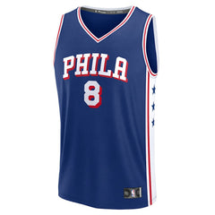 Paul George Philadelphia 76ers Fast Break Replica Player Jersey - Icon Edition - Royal