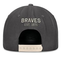 Atlanta Braves Closer Adjustable Hat Charcoal