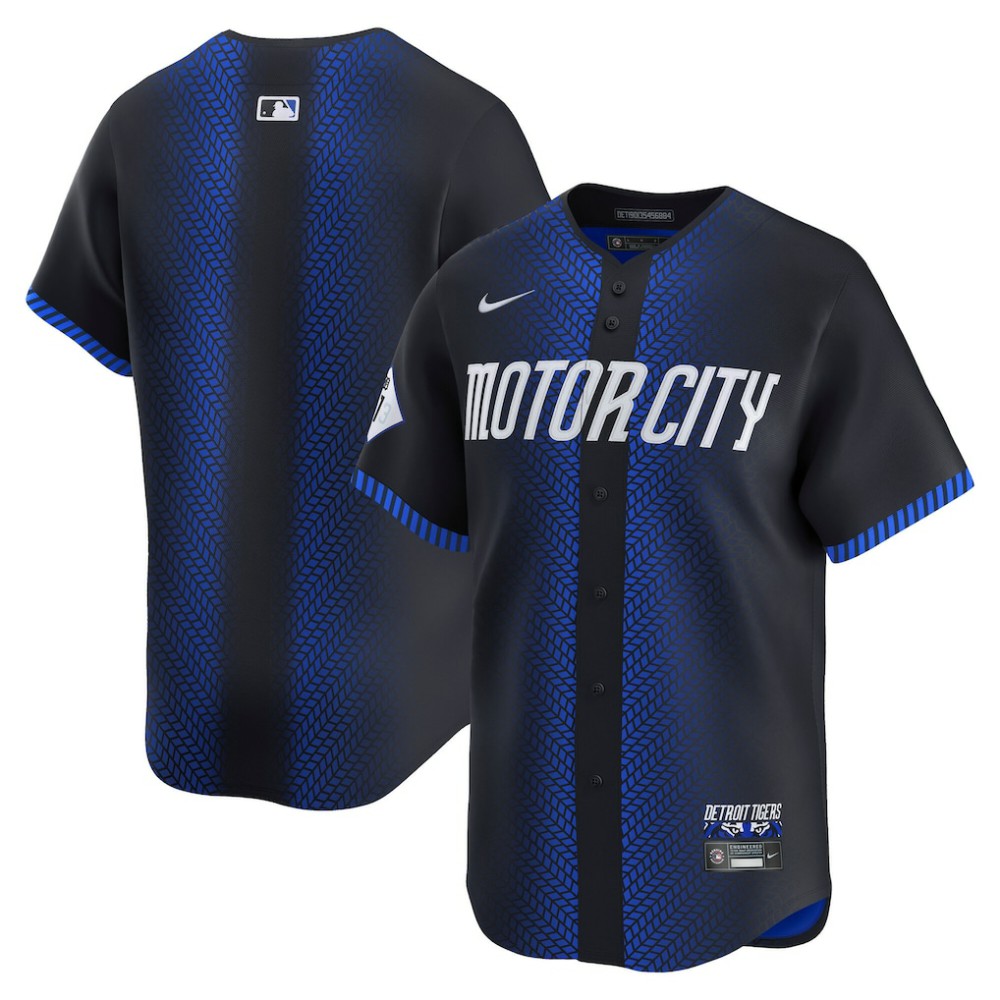 Detroit Tigers City Connect Limited Jersey - Blue