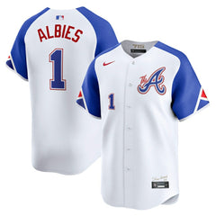 Ozzie Albies Atlanta Braves City Connect Limited Jersey White | Nike