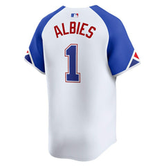 Ozzie Albies Atlanta Braves City Connect Limited Jersey - White
