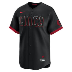 Elly De La Cruz Cincinnati Reds City Connect Limited Jersey - Black