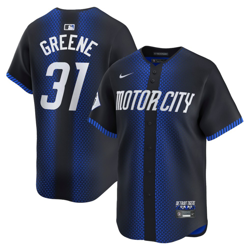 Riley Greene Detroit Tigers City Connect Limited Jersey Navy | Nike