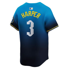 Bryce Harper Philadelphia Phillies City Connect Limited Jersey - Blue