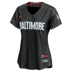 Baltimore Orioles Women's City Connect Limited Jersey - Black