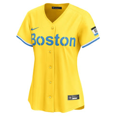 Boston Red Sox Women's City Connect Limited Jersey - Yellow