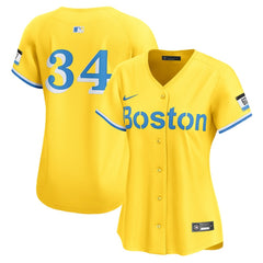 David Ortiz Boston Red Sox Women's City Connect Limited Jersey - Gold