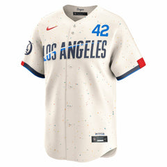 Jackie Robinson Los Angeles Dodgers City Connect Limited Player Jersey Cream | Nike