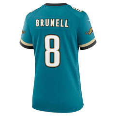 Mark Brunell Jacksonville Jaguars Women's Prowler Throwback Retired Player Game Jersey - Teal