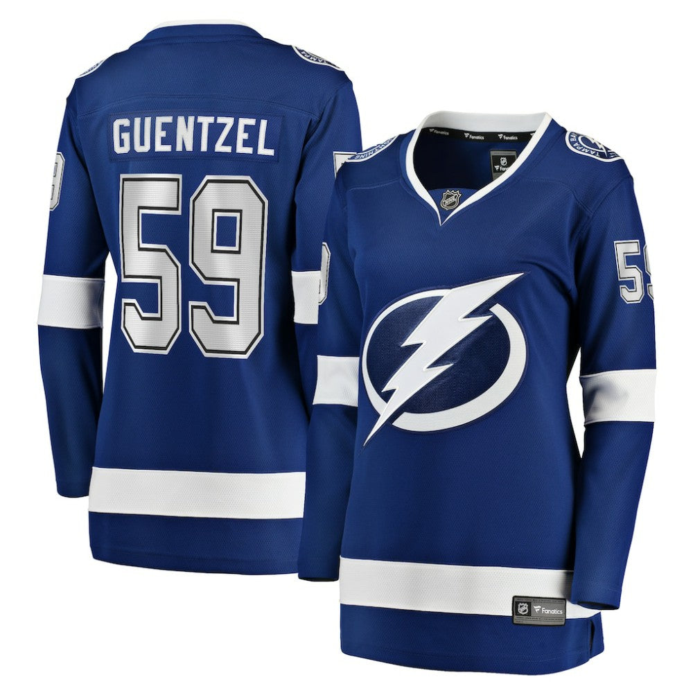Jake Guentzel Tampa Bay Lightning Fanatics Women's Home Premier Breakaway Player Jersey Breakaway Jersey Blue