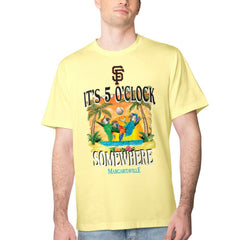 San Francisco Giants Margaritaville Five O'Clock Graphic T-Shirt Yellow